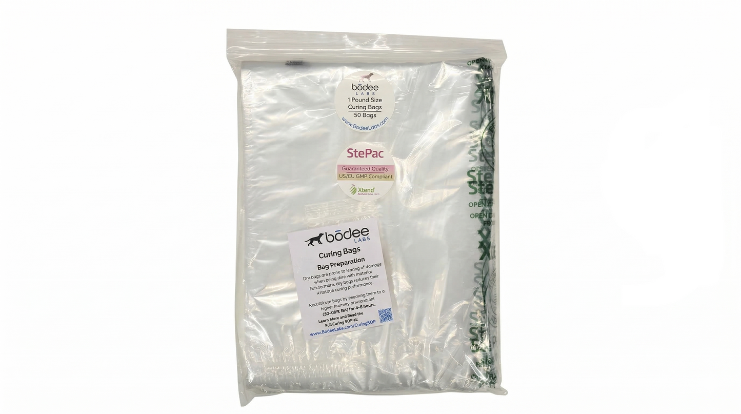 Bodee Labs Curing Bags - StePac Xtend® 1 Pound