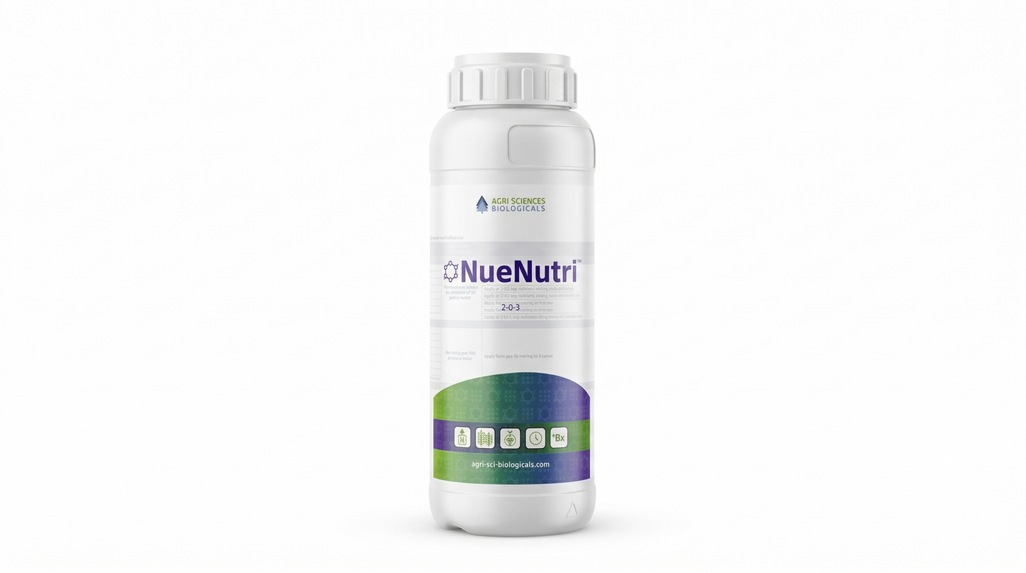 NueNutri supplement bottle on a white background